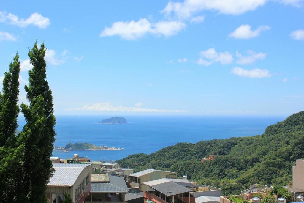 九份山海灣民宿 I 近老街 L 海景檜木房 Ngoại thất bức ảnh