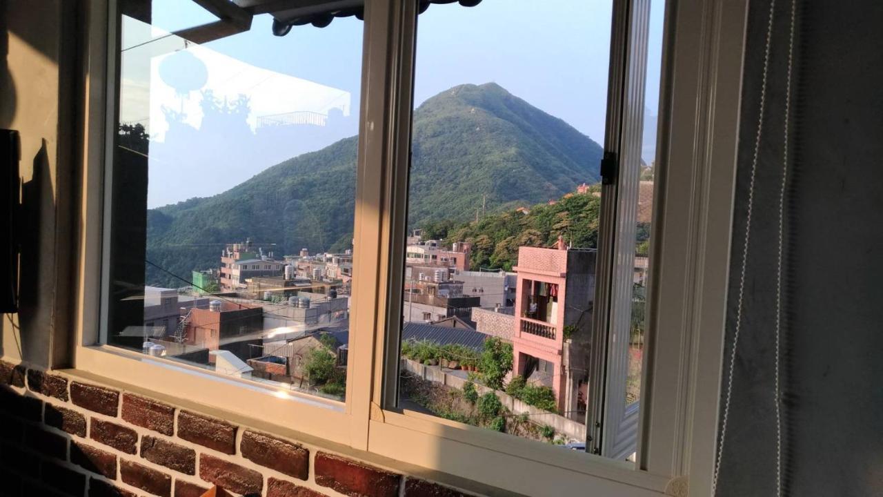 九份山海灣民宿 I 近老街 L 海景檜木房 Ngoại thất bức ảnh